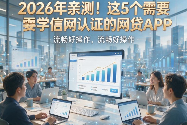 2026年亲测!这5个需要学信网认证的网贷APP,界面流畅好操作