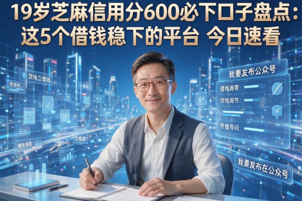 19岁芝麻信用分600必下口子盘点:这5个借钱稳下的平台今日速看