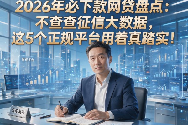 2026年必下款网贷盘点：不查征信大数据，这5个正规平台用着真踏实！