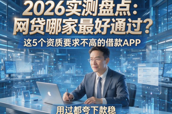 2026实测盘点：网贷哪家最好通过？这5个资质要求不高的借款APP，用过都夸下款稳！