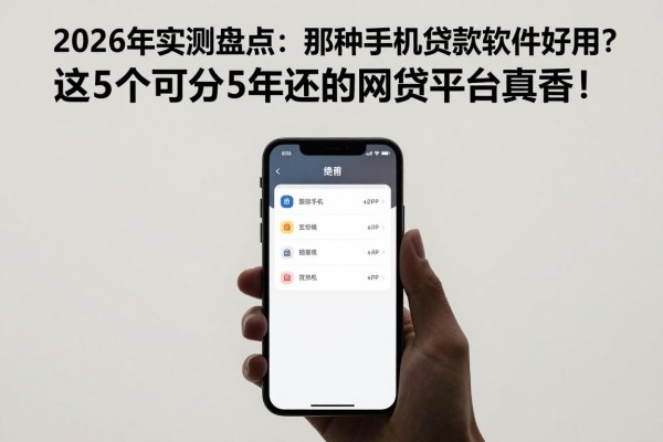 2026年实测盘点：那种手机贷款软件好用？这5个可分5年还的网贷平台真香！