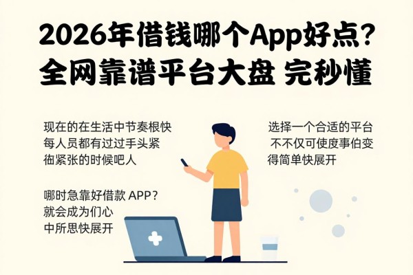 2026年借钱哪个app好点？全网靠谱平台大盘点，看完秒懂！
