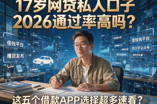 17岁网贷私人口子2026通过率高吗？这五个借款APP选择超多速看！