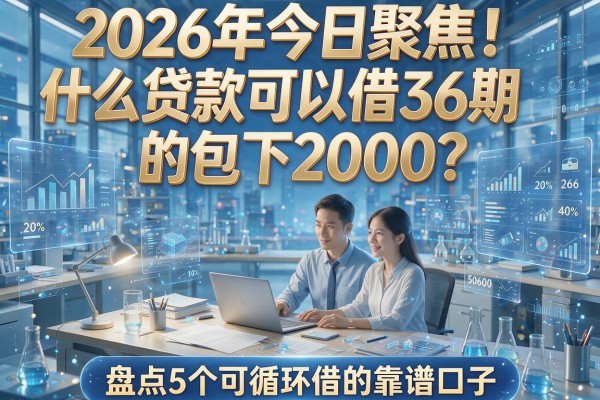 2026年今日聚焦!什么贷款可以借36期的包下2000?盘点5个可循环借的靠谱口子