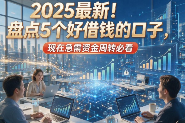2025最新！盘点5个好借钱的口子，现在急需资金周转必看