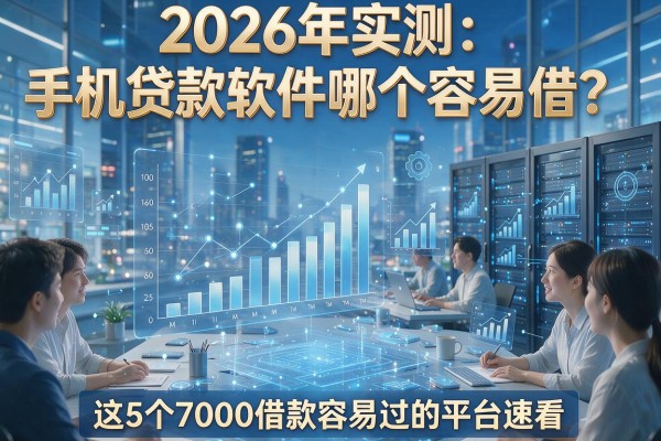 2026年实测：手机贷款软件哪个容易借？这5个7000借款容易过的平台速看