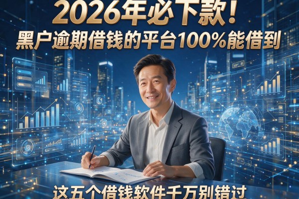 2026年必下款！黑户逾期借钱的平台100%能借到，这五个借钱软件千万别错过