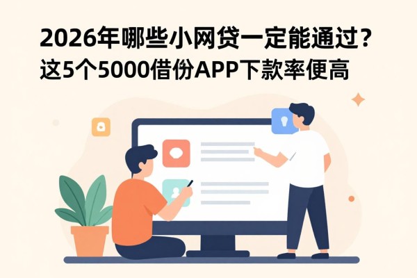 2026年哪些小网贷一定能通过?这5个5000借款APP下款率超高!