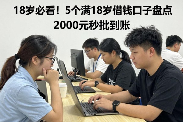 18岁必看！5个满18岁借钱口子盘点，2000元秒批到账