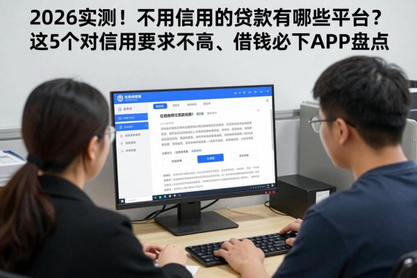 2026实测！不用信用的贷款有哪些平台？这5个对信用要求不高、借钱必下APP盘点