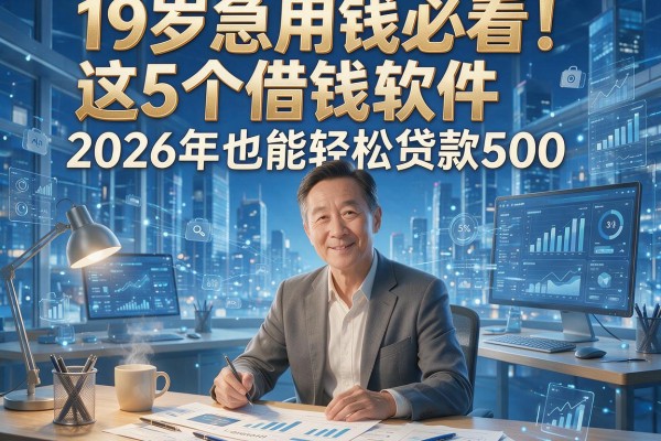 19岁急用钱必看！这5个借钱软件2026年也能轻松贷款500