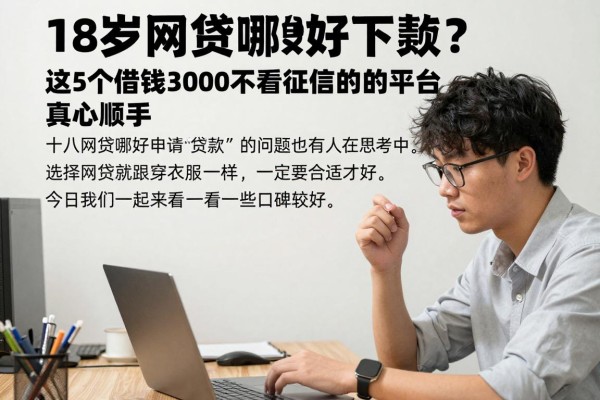 18岁网贷哪家好下款？这5个借钱3000不看征信的平台真心顺手