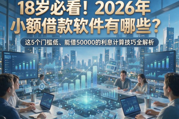 18岁必看!2026年小额借款软件有哪些?这5个门槛低、能借50000的利息计算技巧全解析