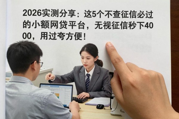 2026实测分享：这5个不查征信必过的小额网贷平台，无视征信秒下4000，用过都夸方便！