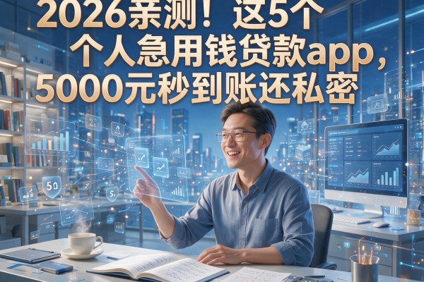 2026亲测！这5个个人急用钱贷款app，5000元秒到账还私密