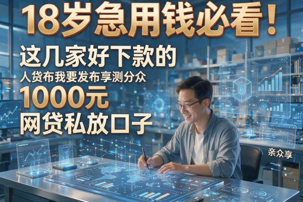 18岁急用钱必看！这几家好下款的1000元网贷私放口子亲测分享
