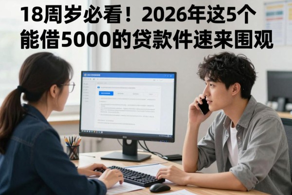 18周岁必看！2026年这5个能借5000的贷款软件速来围观