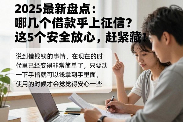 2025最新盘点：哪几个借款平台上征信？这5个安全放心，赶紧收藏！