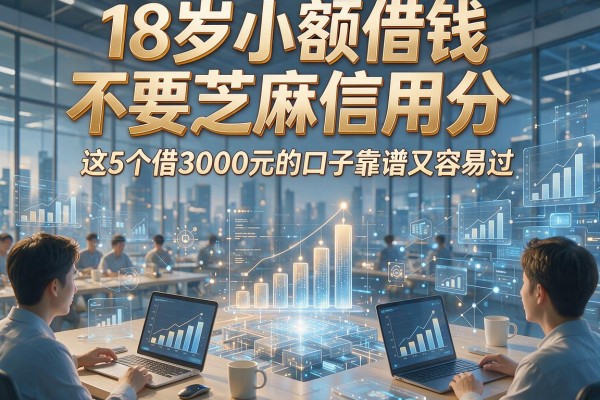 18岁小额借钱不要芝麻信用分，这5个借3000元的口子靠谱又容易过