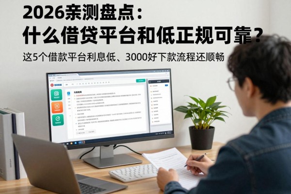 2026亲测盘点：什么借贷平台利息低正规可靠？这5个借款平台利息低、3000好下款流程还顺畅！