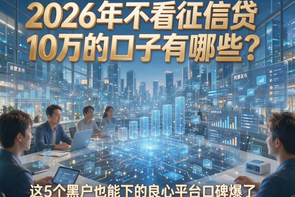 2026年不看征信贷10万的口子有哪些?这5个黑户也能下的良心平台口碑爆了!