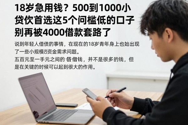 18岁急用钱?500到1000小额贷款首选这5个门槛低的口子,别再被4000借款套路了