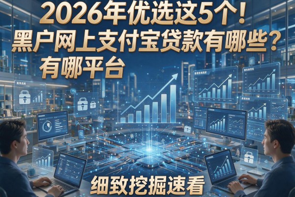 2026年优选这5个!黑户网上支付宝贷款平台有哪些?细致挖掘速看