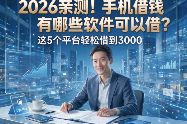 2026亲测!手机借钱有哪些软件可以借?这5个平台轻松借到3000