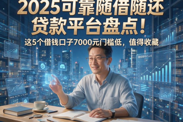 2025可靠随借随还贷款平台盘点！这5个借钱口子7000元门槛低，值得收藏