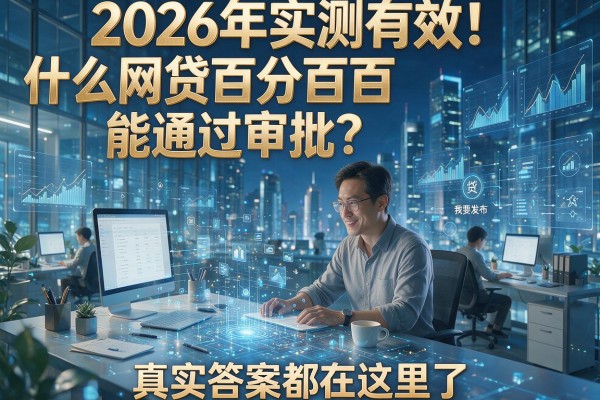 2026年实测有效！什么网贷百分百能通过审批？真实答案都在这里了！