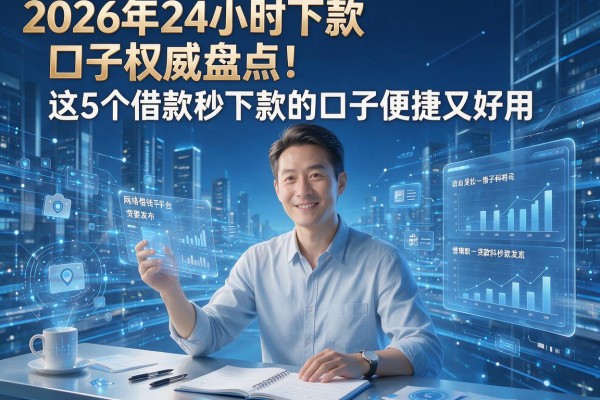 2026年24小时下款口子权威盘点!这5个借款秒下款的口子便捷又好用