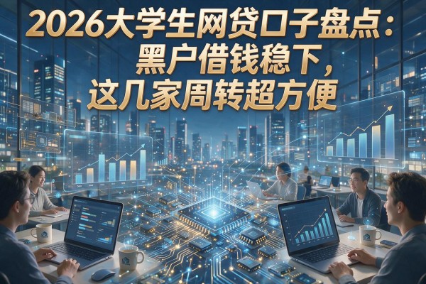 2026大学生网贷口子盘点:黑户借钱稳下,这几家周转超方便!