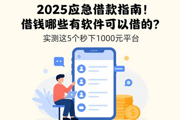 2025应急借款指南！借钱哪些有软件可以借的？实测这5个秒下1000元平台