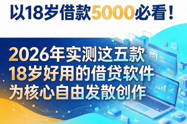 18岁借款5000必看！2026年实测这五款18岁好用的借贷软件