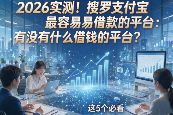 2026实测!搜罗支付宝最容易借款的平台:有没有什么借钱的平台?这5个必看