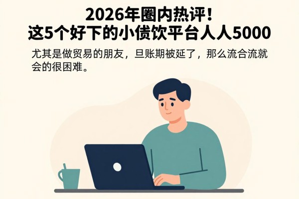 2026年圈内热评!这5个好下的小额贷款平台人人5000,要求不高轻松借