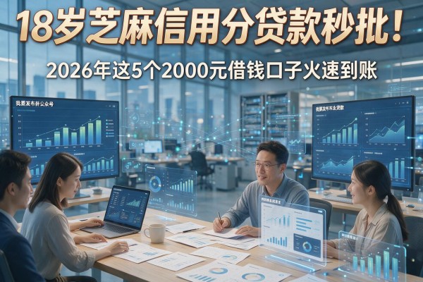 18岁芝麻信用分贷款秒批！2026年这5个2000元借钱口子火速到账