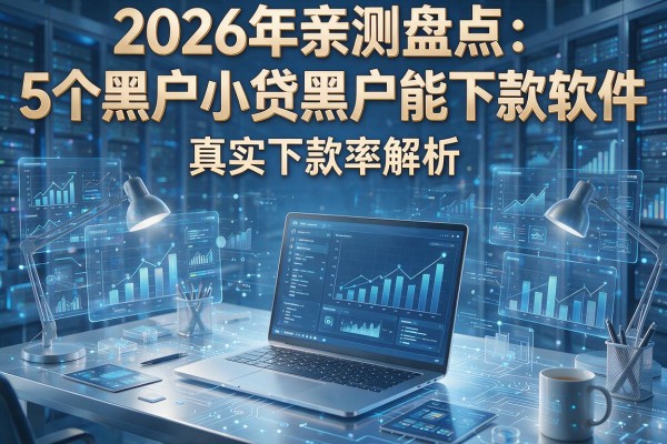 2026年亲测盘点：5个黑户小贷黑户能下款的软件，真实下款率解析！