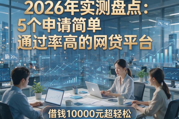 2026年实测盘点：5个申请简单、通过率高的网贷平台，借钱10000元超轻松！