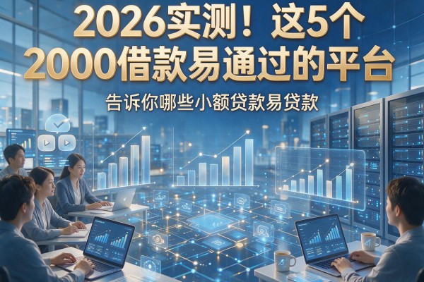 2026实测!这5个2000借款易通过的平台,告诉你哪些小额贷款易贷款