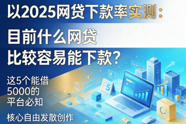 2025网贷下款率实测：目前什么网贷比较容易能下款？这5个能借5000的平台必知