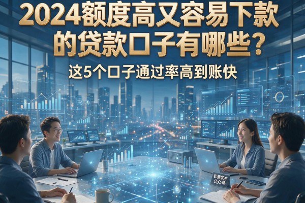 2024额度高又容易下款的贷款口子有哪些？这5个口子通过率高到账快！