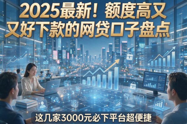 2025最新！额度高又好下款的网贷口子盘点，这几家3000元必下平台超便捷