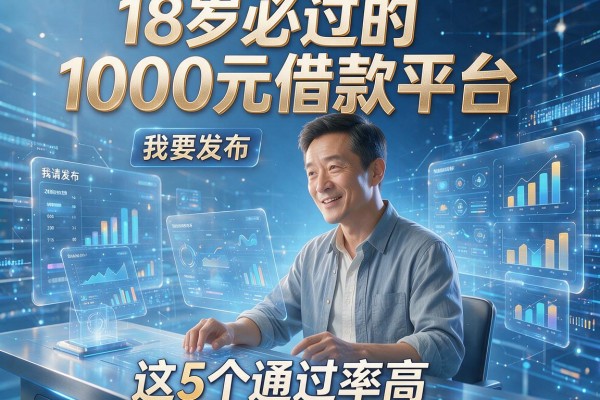 18岁必过的1000元借款平台，这5个通过率高！