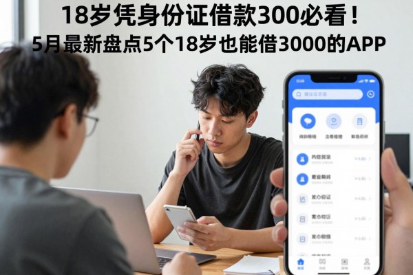 18岁凭身份证借款300必看!5月最新盘点5个18岁也能借3000的APP