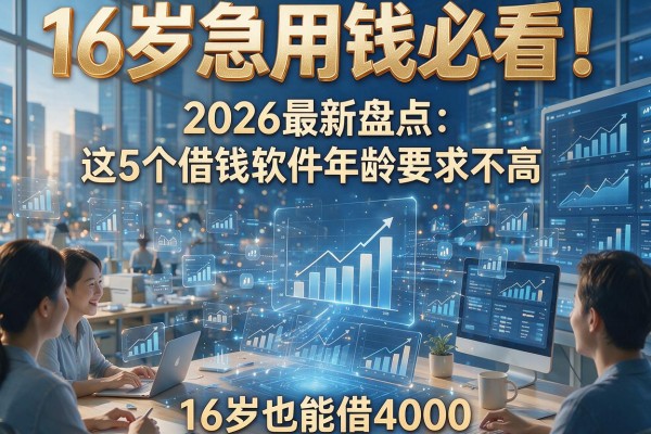 16岁急用钱必看！2026最新盘点：这5个借钱软件年龄要求不高，16岁也能借4000！