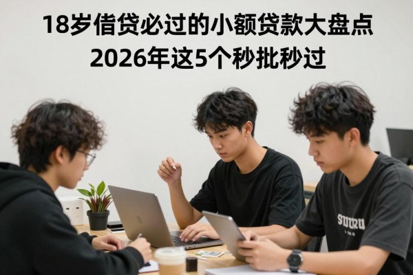 18岁借贷必过的小额贷款大盘点！2026年这5个秒批秒过