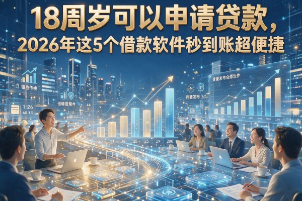 18周岁可以申请贷款，2026年这5个借款软件秒到账超便捷