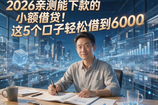 2026亲测能下款的小额借贷！这5个口子轻松借到6000