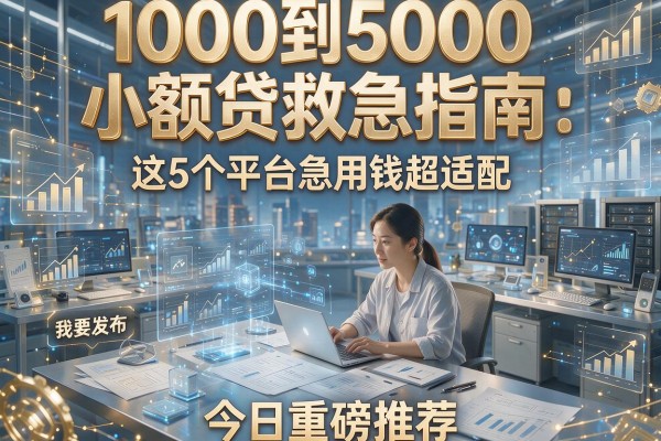 1000到5000小额贷救急指南:这5个平台急用钱超适配,今日重磅推荐!